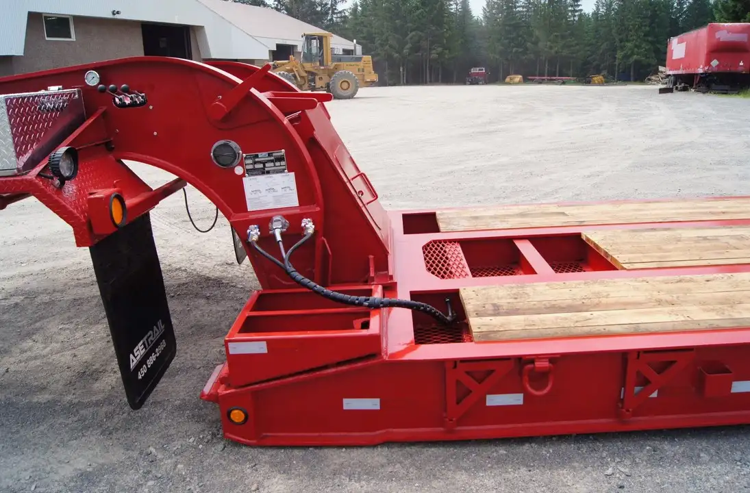 lowbed detachable gooseneck trailer
