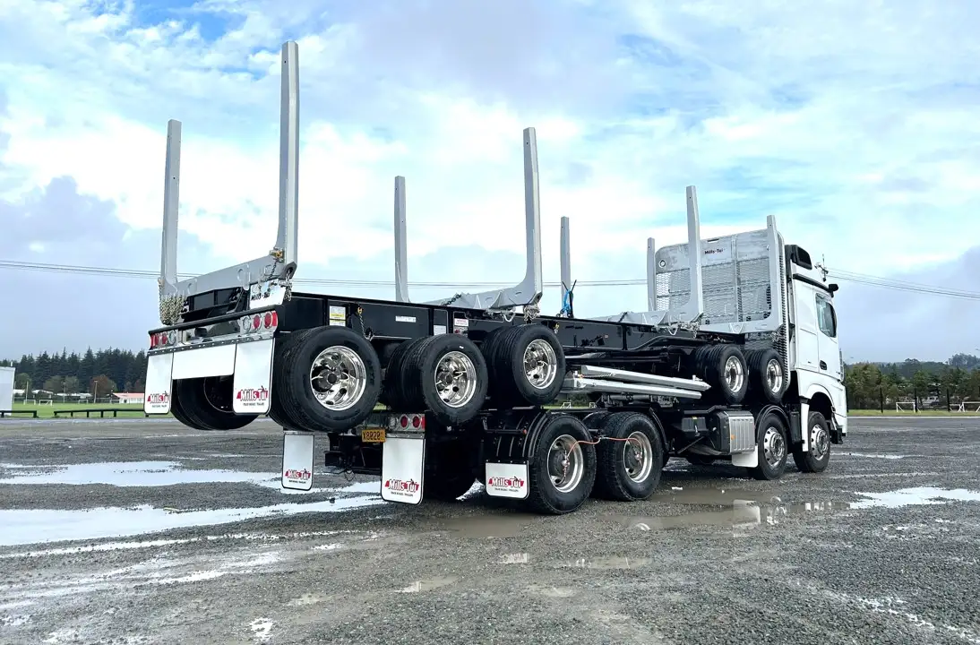 karoseri logging trailer indonesia